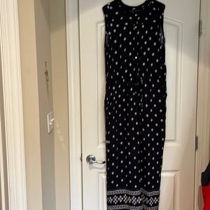 Navy and White Jumpsuit XL.